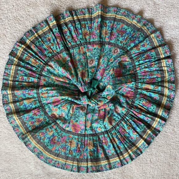 Spell | Little Gypsies Turquoise Folk Town Skirt | 5Y - Picture 9 of 15
